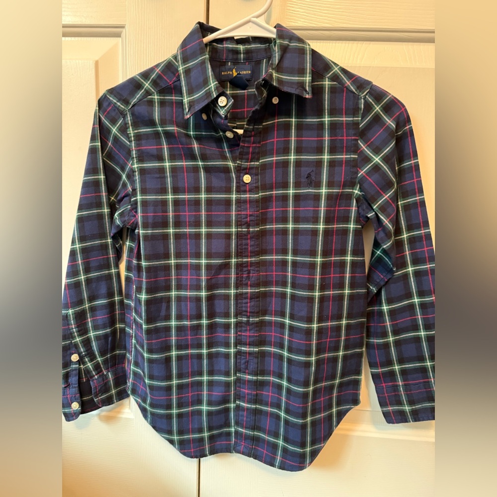 Ralph Lauren Plaid Button-Up Shirt